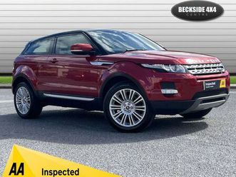 2012 land rover range rover evoque 2.2td prestige (190bhp) 4x4 coupe 3d