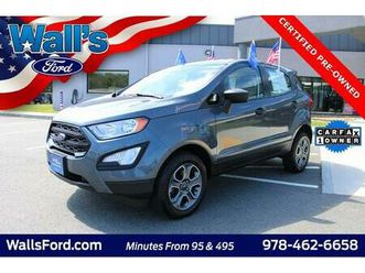 certified 2022 ford ecosport s