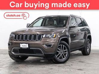 used 2020 jeep grand cherokee limited 4x4 w/ apple carplay & android auto, front heated seats, rearview cam