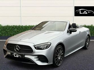 2022 mercedes-benz e-class 2.0d e300d amg line night edition premium plus (285ps) cabriolet 2d 1992cc 4matic