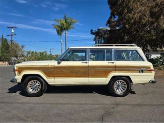 1986 jeep grand wagoneer for sale