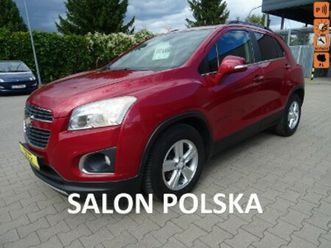 chevrolet trax 1.6 lt+, bezwypadkowy, krajowy, stan idealny