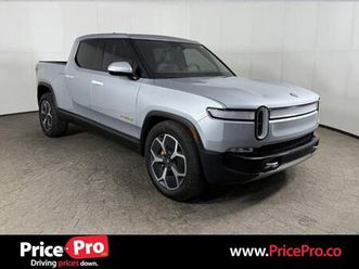 used 2023 rivian r1t adventure quad-motor awd large pack