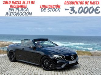 mercedes-benz clase e cabrio 450 4matic 9g-tronic