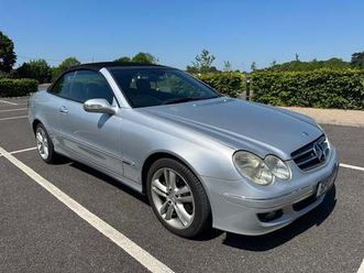 2007 mercedes-benz clk 200k avantgarde 2dr tip auto convertible petrol automatic