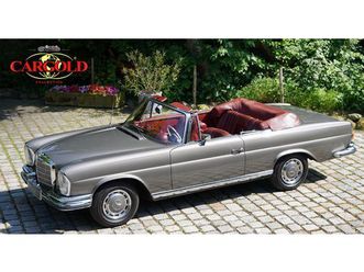 1971 mercedes-benz s-class w111/112 - 280 se cabriolet erstlack & erstes leder! 2. hand / flachkühler
