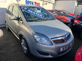 2011 vauxhall zafira 1.6i [115] exclusiv 5dr mpv petrol manual