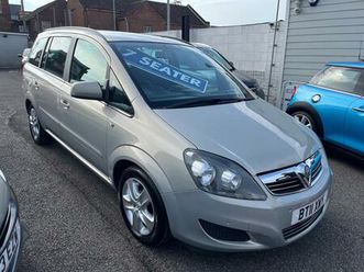 2011 vauxhall zafira 1.6i [115] exclusiv 5dr mpv petrol manual
