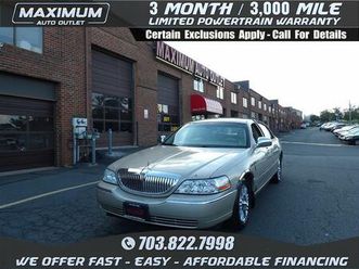 used 2008 lincoln town car signature