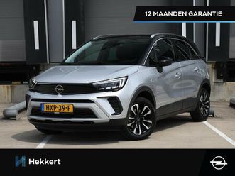 opel crossland elegance 1.2 turbo 110pk pano-dak | dode hoek | 16''lm | pdc + cam. | navi | dab | cruise.c