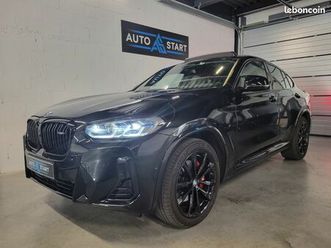 bmw série x4 m40 d steptronic 3.0 340cv - carplay tactile/toit ouvrant panoramique/pack carbone interieur/camera 360/led ambiance/feux laser/sieges electrique e