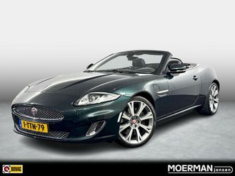 jaguar xk 5.0 v8 convertible portfolio / nl auto / 79.000km / voll. historie / british racing green