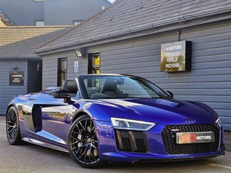 5.2 fsi v10 plus spyder 2dr petrol s tronic quattro euro 6 (start/stop) (610 ps)