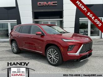 new 2026 buick enclave avenir