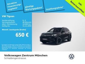 volkswagen tiguan 1.5 tsi r-line ehybrid blackstyle leder n