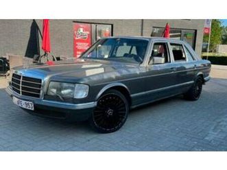 ② mercedes 500 sel w126, gpl, toit ouvrant, toit ouvrant, 1982 — mercedes-benz — 2ememain