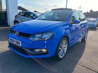 2014 volkswagen polo 1.2 tsi 110 sel 5dr hatchback petrol manual