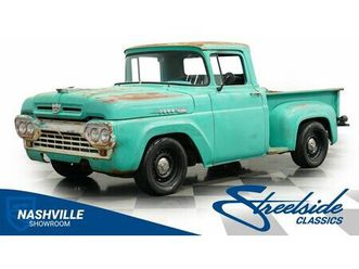 1960 ford f-100 patina awd restomod