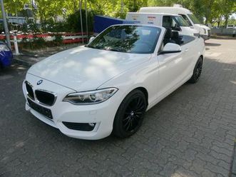 bmw cabrio 218 d advantage automatik sport/leder m-t