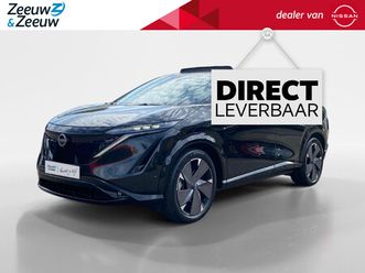 nissan ariya evolve 91 kwh | €2.000,- voorraad korting inclusief inruilpremie | navigatie | apple carplay en android auto | lane keep assist | bose |