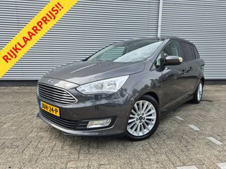 ford grand c-max - 1.5i ecoboost edition plus 7p automaat, apple/android, navigatie/camera, cruise, stoel/stu