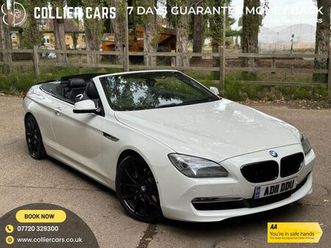 2011 bmw 6 series 3.0 640i se (320bhp) convertible auto
