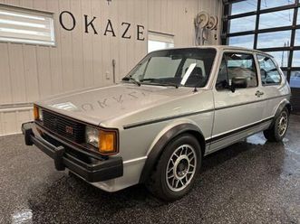 1983 volkswagen rabbit gti