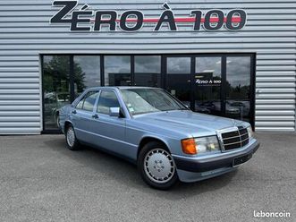 mercedes 190 e 2.6 160cv bm5 1992 w201- etat clinique - suivi complet documentations