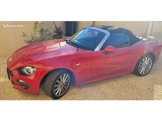 roadster décapotable fiat 124 spider lusso rouge 1.4 multiair 140 cv