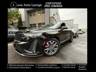 used 2023 cadillac xt6 awd sport low km!! pano roof, bose audio, loaded!