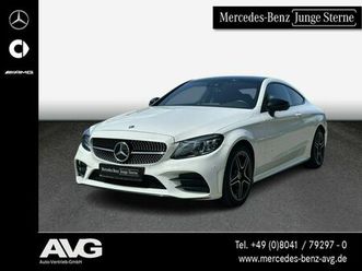 mercedes-benz c 300 coupé amg night pano 360° mulitbeam led