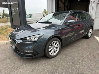 seat leon st sportstourer 1.5 etsi 150ch reference + dsg7 carplay-android auto caméra de recul ja 16 sièges av volant chauffant dab clim accès démarrage sans cl