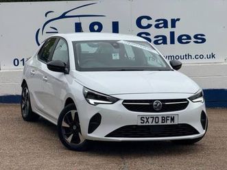 2020 vauxhall corsa electric 50kwh se nav hatchback 5dr electric auto (7.4kw charger) (136 ps) ha...