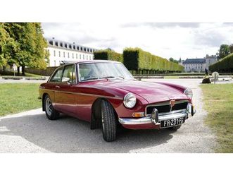 1973 mg mgb rouge foncé manuel, 4 vitesses conduite à dro...