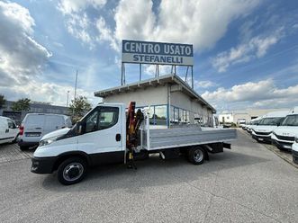 iveco daily 35c14 cassone con gru