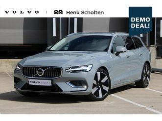 volvo v60 t6 plug-in hybrid awd essential | adaptieve cruise control met stuurhulp | blis dodehoekdetectie | 19 inch lichtmetalen velgen | verwarmbare voor- en 