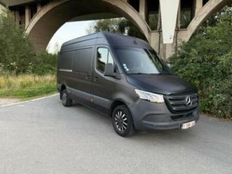 ② mercedes sprinter 316cdi l2h2/noir mat/full options/automat! — camionnettes & utilitaires — 2ememain