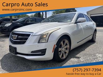 used 2015 cadillac ats luxury w/ sun and sound package chesapeake va 23320