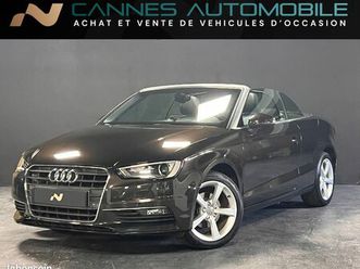 audi a3 cabriolet 1.4 tfsi 140ch bvm6 gps tel semi cuir chauf xenon chauffe nuque keyless go