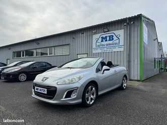 peugeot 308 cc cabriolet 1.6 120cv clim sièges chauffants régulateur led garantie 12 mois
