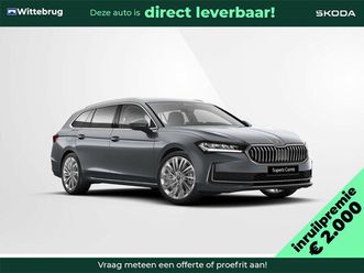 škoda superb combi 1.5 tsi phev business edition / 19 lm velgen veritate / akoestisch pakket / chrome pakket / €2000 inruilpremie