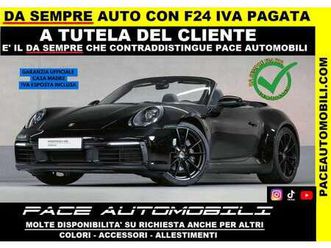 911 cabrio pelle pdls navi pdc acc black pack