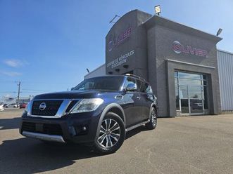 nissan armada 2017 4 roues motrices sl 7 passagers! luxe