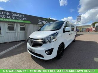 2019 vauxhall vivaro 1.6cdti 2900 l2h1 limited edition nav (125ps)(eu6) ecotec double cab