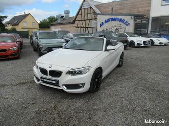 bmw série 2 cabriolet 228 i pack luxury