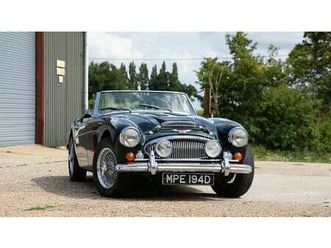 1966 austin-healey 3000 dark green manuel, 5 vitesses con...