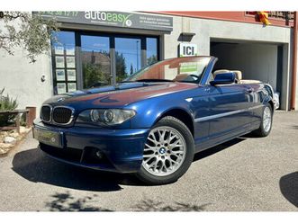 320 ci e46 2.2 170ch cabriolet / sieges cuir sport chauffants electriques / phares auto