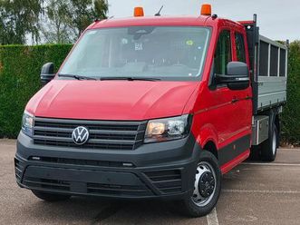 crafter chassis dubbele cabine 163pk 6v 3 zijde kipper 3.5 mtm