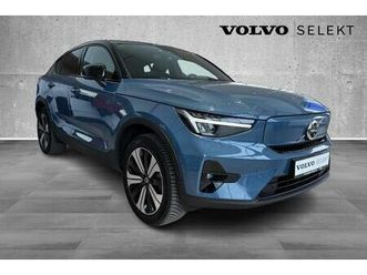 volvo c40 recharge twin motor pro - h-feste, voc, h&k, 360u00b0 2022 blå