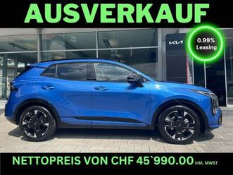 sportage 1.6t-gdi gt-line 4x4 7dct my2026 ab 0.99% leasing